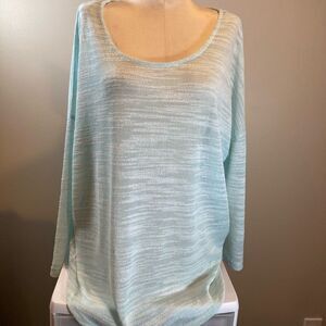 Olive & Oak lightweight slouchy mint green sweater